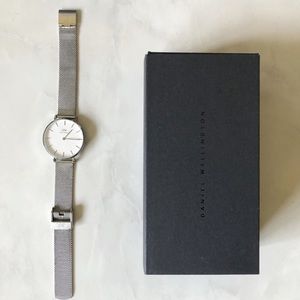 Daniel Wellington Classic Petite 32mm Silver Watch